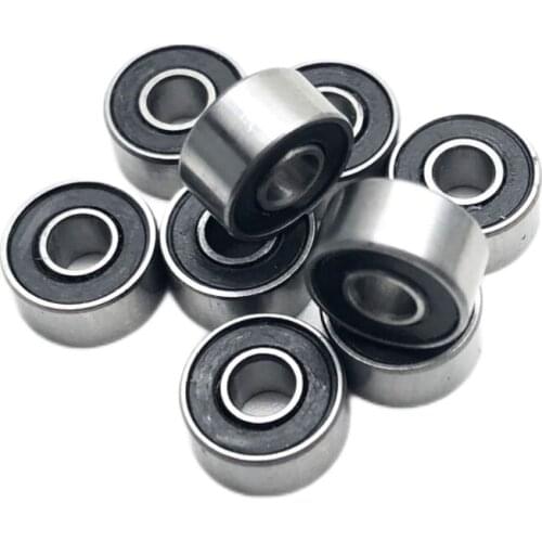 10PC Chrome Steel MR115 2RS 5x11x4mm Mini Ball Bearing