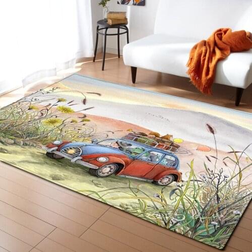 147*203CM Modern painting style Carpets For Living Room Home Bedroom Rugs And Carpets Coffee Table Area Rug Kids room Play Mat