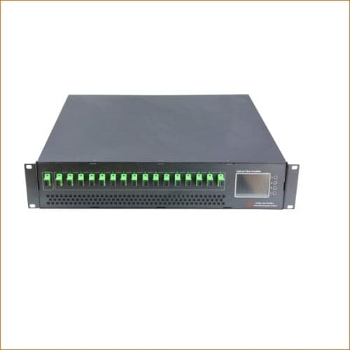 16 ports EYDFA, 2U high power EDFA, 17/18/22dBm, with or without WDM
