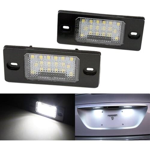 2Pcs/set Error Free LED License Number Plate Light for Porsche Cayenne/Cayenne S with 18# High Power LED Chips