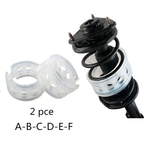 2pcs Car Shock Absorber Spring Bumper Power Auto-buffers A/B/C/D/E/F Type Springs Bumpers Cushion Urethane For Cars goods Buffer
