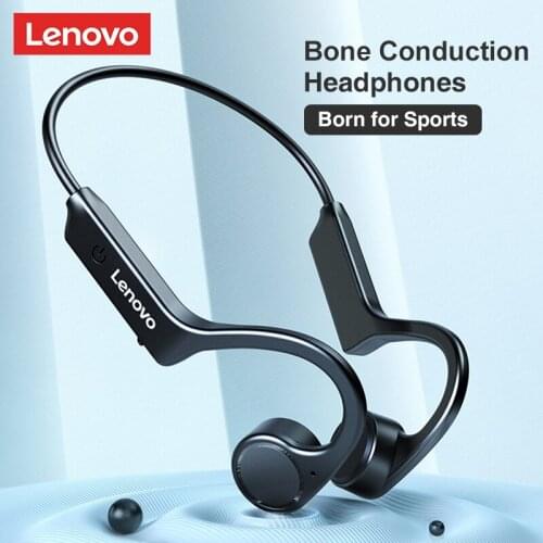 Lenovo X4 Bone Conduction Headset Bluetooth-compatible Earphone Sport Running Waterproof Wireless Headphone with Mic