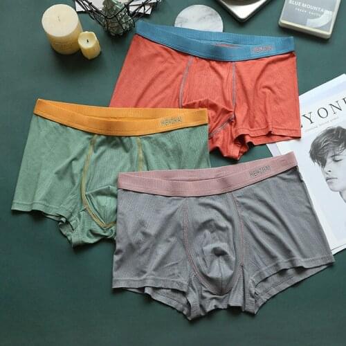 Men Boxers Underwear Mens Boxer Shorts Ondergoed Mannen Mens Pants Breathable Soft Male Panties Sexy Boxershorts Modal Fiber