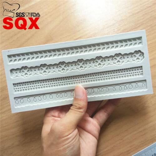 Flowers long cake decorating tools silicone mold soap, fondant cake Choker, toolskitchen Decorating accessories SQ16221