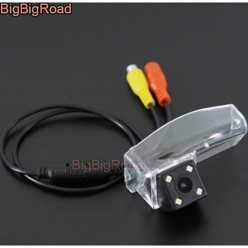 BigBigRoad Car Rear View Reverse Backup Camera with power relay / Filter For Mazda 2 3 Mazda2 Mazda3 Sport 2004- 2011 2012 2013