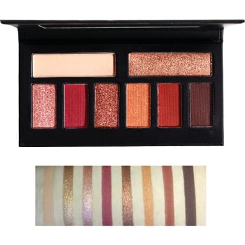 KIFONI New Arrival Shimmer Matte Eyeshadow palette 8 Color glittle eyeshadow Pigmented Eye Shadow Powder beauty Cosmetic set