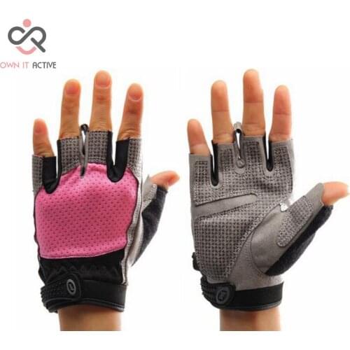 Summer Cycling Cycle Bike Bicycle Half Finger Less Breathable GLOVES MITTS FITNESS TRAINING BODY BUILDING