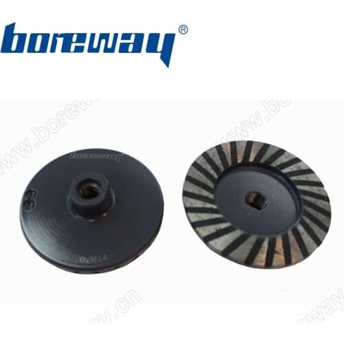 Hot sell 4"*M14 30# Turbo Wave Resin Filled Concrete Disc Grinding Cutter