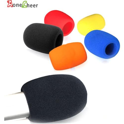 Wholesale High Quality Thickening Microphone Foam Cover Professional Microphone Pop Filter Wind Screen Sponge Cap Mic Windshield