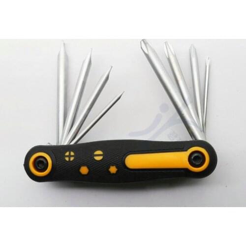 Multi-Funtion Folding screwdriver one-word cross Precision screwdriver Repair Tool set