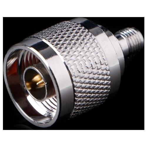 N Male to SMA Female Straight RF Coaxial Adapter Jack Connector