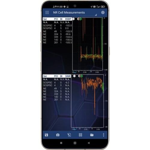 Nemo Handy Nemo Phone LG V60 ThinQ 5G Drive Test Phone Support GSM HSPA LTE NR Measurements For NEMO Outdoor Test