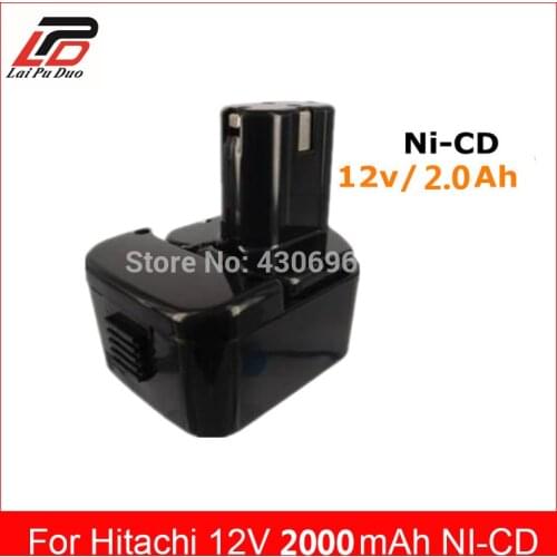 NEW 12v 2.0Ah Ni-cd Replacement power tool battery for HITACHI EB1212S, EB 1214 1214S, 1220BL, 1220HL ,DH 15D2, DH 15DV, DN 12DY