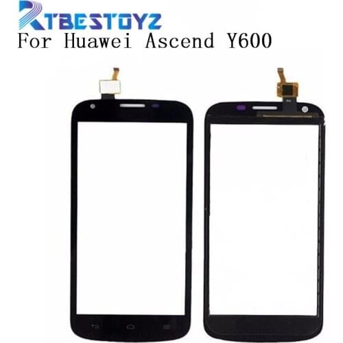 RTBESTOYZ Front Touch Screen Outer Glass For Huawei Ascend Y600 Touch Digitizer Panel Lens Sensor