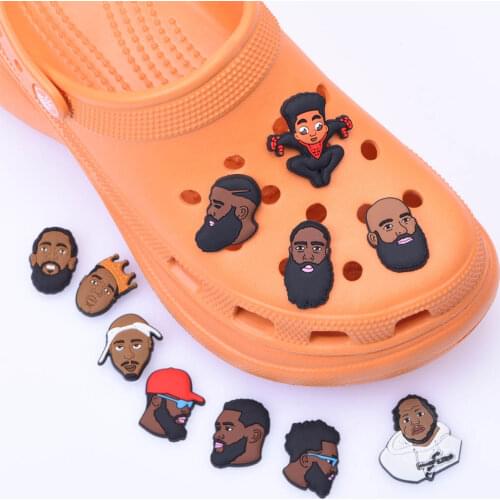 1PCS Black Lives Matter Shoe Charms Soft PVC Croc JIBZ Black Girl Magic Shoes Accessories Deecoration Clog Nurses Botton