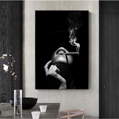 Graffiti Art Posters Colorful Woman Portrait Print Abstract Nordic Girl Canvas Painting On The Wall Art Pictures For Home Decor