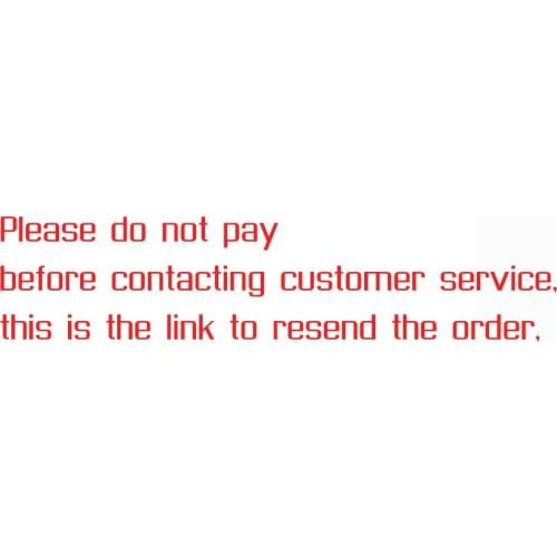 Please do not pay,Pay 0.01 USD For Resend Parcel