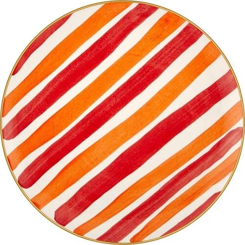 The Mia Fez Cake Plate Set of 6 - 19cm Red
