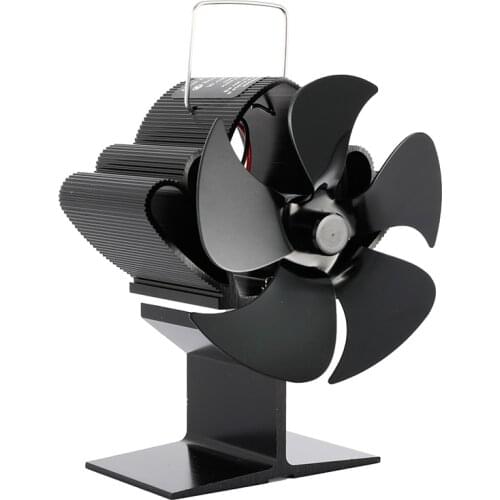 Stove Fan Effecient 4 Heat Blade Fireplace Fan Powered Log Wood Burner Ecofan Quiet Fan Home Heat Distribution For Home