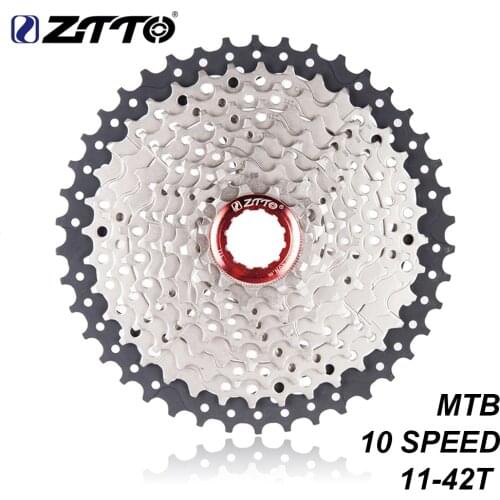 ZTTO 11-42T 10 Speed 10s Wide Ratio MTB Mountain Bike Bicycle Cassette Sprockets For Parts M590 M6000 M610 M675 M780 X5 X7 X9