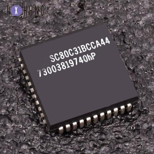 1/5PCS SC80C31BCCA44 PLCC 44PIN SC80C31 CMOS single-chip 8-bit microcontrollers diy electronics