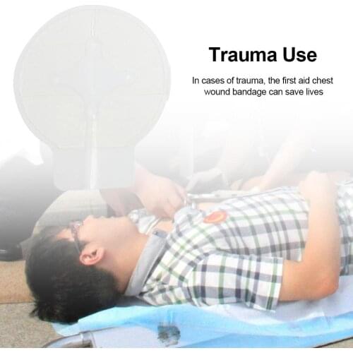 1Pcs Chest Wound Bandage Chest Seal Quick Useful Chest Wound Emergency Occlusive Dressing Bandage First Aid Kit Accessories