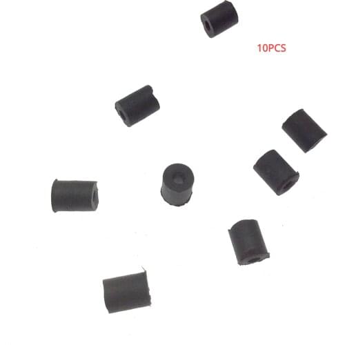 10pcs rubber Axle hollow axle wheel rubber ring for cassette deck tape recorder audio player