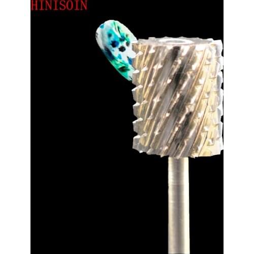 2pcs HIVISOIN Carbide Nail Drill Bit - Big Barrel Bit -C(60018080)-Silver