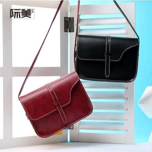 2021 Womens Retro Fashion Versatile Famous Design Small Square Bag Soft Leather Messenger Shoulder Crossbody Bag Lady Handbag