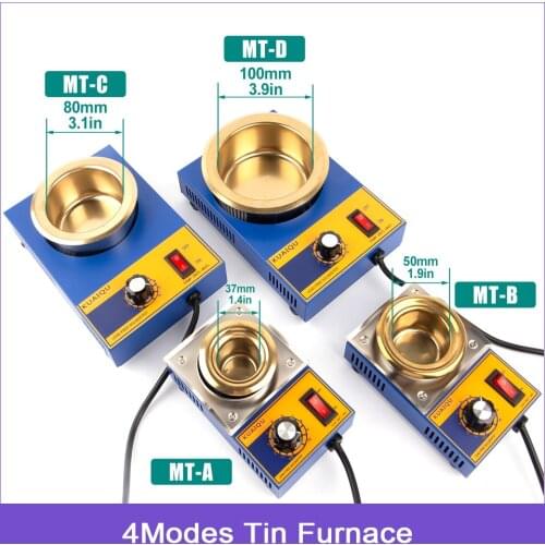 220V 4 Mode of Thermoregulation Soldering Desoldering Bath 200~480 Centigrade EU Plug 300W Solder Pot Tin Melting Furnace