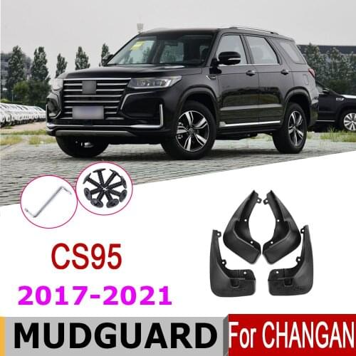 Mudguards For Changan CS95 2021-2017 Fender Front Rear Mud Flaps Guard Splash Car Accessories 2020 2019 2018