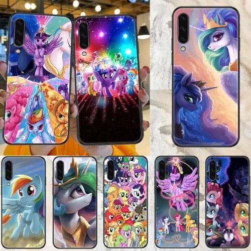 Cartoob Magic Ponys Phone case For Samsung Galaxy A 3 5 7 8 10 20 21 30 40 50 51 70 71 E S 2016 2018 4G black soft cover 3D