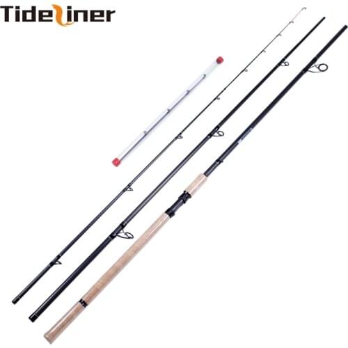 4.2m Feeder fishing rod 150g 3 tips 3+3 H M S spinning carp carbon fiber river fishing rod feeder high quality fishing gear