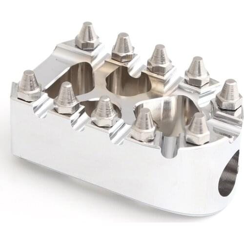 Motorcycle Chrome Shifter Peg Adjustable Gear Shift Brake Foot Rest Fits For Harley Touring Softail Dyna Sportster Universal