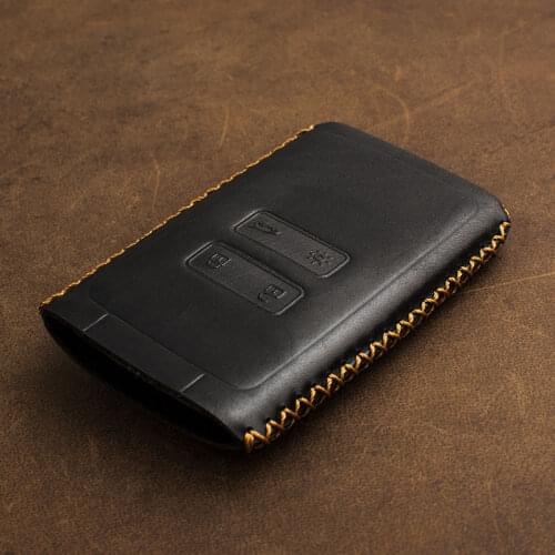 Genuine Leather Car Remote Key Cover key Case For Renault Fluence Duster Megane Kadjar Clio Car Styling