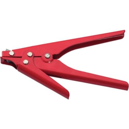 HS-519 Red Fastening Tool Cable Tie Gun For Nylon Cable Tie Fastening And Cutting In One Tool And Wires Special