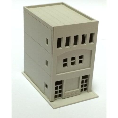Outland Models Modern 3-Story Building / Shop B Unpainted N Scale 1:160 Railway