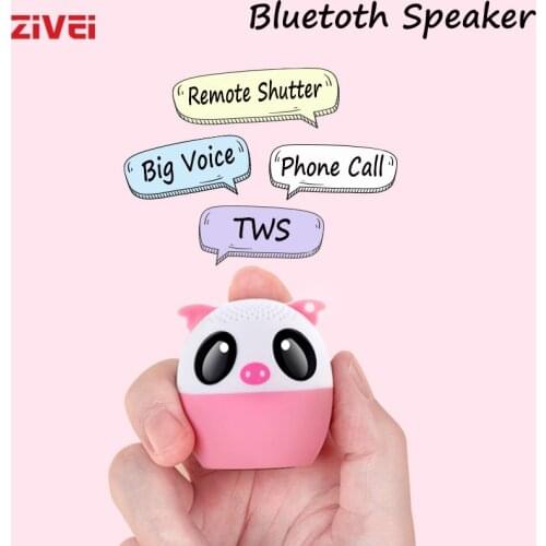 ZIVEI Bluetooth Speaker Mini Animal Wireless Loudspeaker Portable Sound box original speaker alice smart home Audio interface