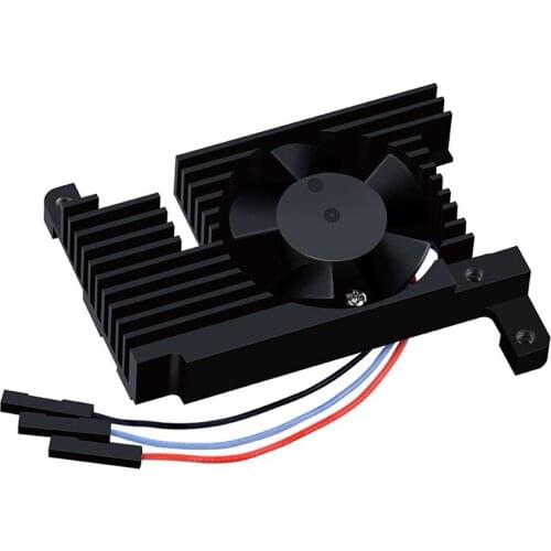 Armor Lite Heat Sink with PWM Fan for Raspberry Pi 4B 3510 With Ultra-quiet Cooling Fan