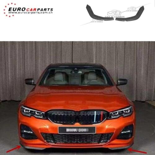 Christmas gift 3S G20 MP style front diffuser fit for dry carbon fiber material G20 front lip
