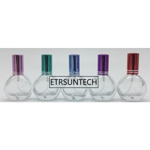 15ml Glass Portable Perfume Bottle With Spray &Empty Sample Parfum case For Traveler F1559