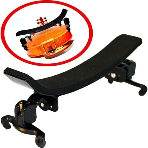 Larkviolin High Quality 1/4-1/2,3/4-4/4 Violin Bon Style Adjustable soft Shoulder Rest Pad Support Parts Accessories Fittings