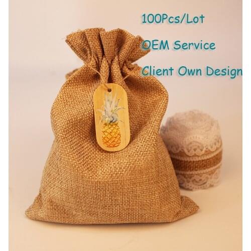 Fruit Style Tags Floral and Aroma Bag Decor Packing Label Handmade Kraft Paper HangTags 100Pcs/Lot Can Be Customized
