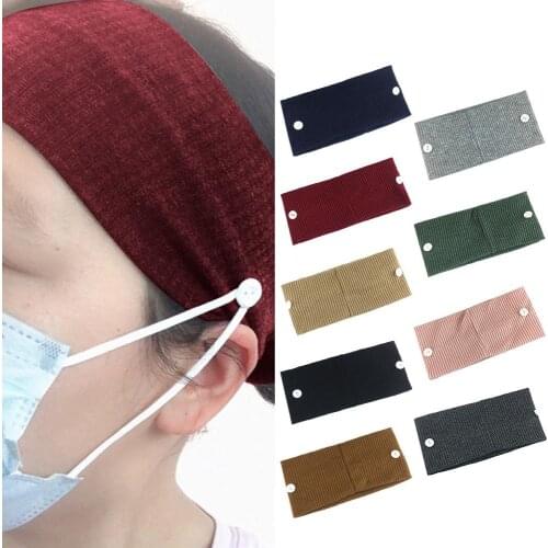 1PC Headbands For Women Sport Ladies Go Out Wide-brimmed Sports Yoga Knitted Headband Anti-stroke Turban Anti-stroke Scarf