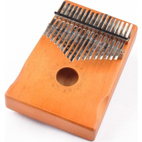 17 Key Kalimba High Quality Acacia Music Instruments 17 Keys Finger Thumb Piano Upgrade Handguard Creative Music Box Black