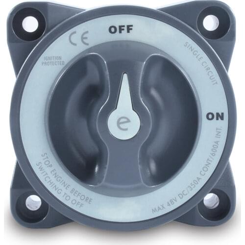 4 Position 32V 350 Amp E-Series Ignition Protected Marine Boat Car RV Dual Battery Isolator Switch Power Main Kill Disconnector