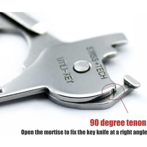 6 in 1 Portable Multi-Functional Mini Key Knife Survive Pocket Opener Keychain Tool Pocket key Chain Knife Outdoor Accessories