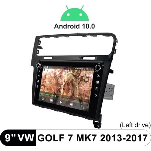 9” Radio 1 Din Central Multimedia Android 10 For VW Volkswagen Golf 7 MK7 2013-2017 Car Stereo With Android Auto & Apple CarPlay