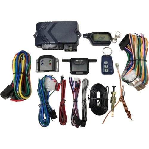 Two-way Car Burglar Alarm Keychain Russian Version RC Anti-theft System Russian Version Car Alarm System For Twage B9