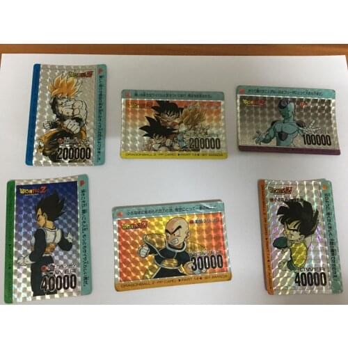 BANDAI Dragon Ball Fierce Fight, This Bomb PP14 Flash Card Full Set of 6 Flashe The 14th Bomb Collection Card Hard Card